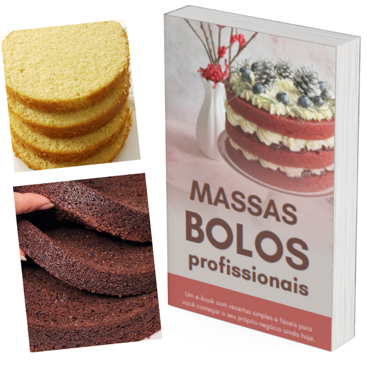 BOLOS PROFISSIONAIS – 20 MASSAS PERFEITAS PARA RECHEAR, DECORAR E VENDER TODOS OS DIAS