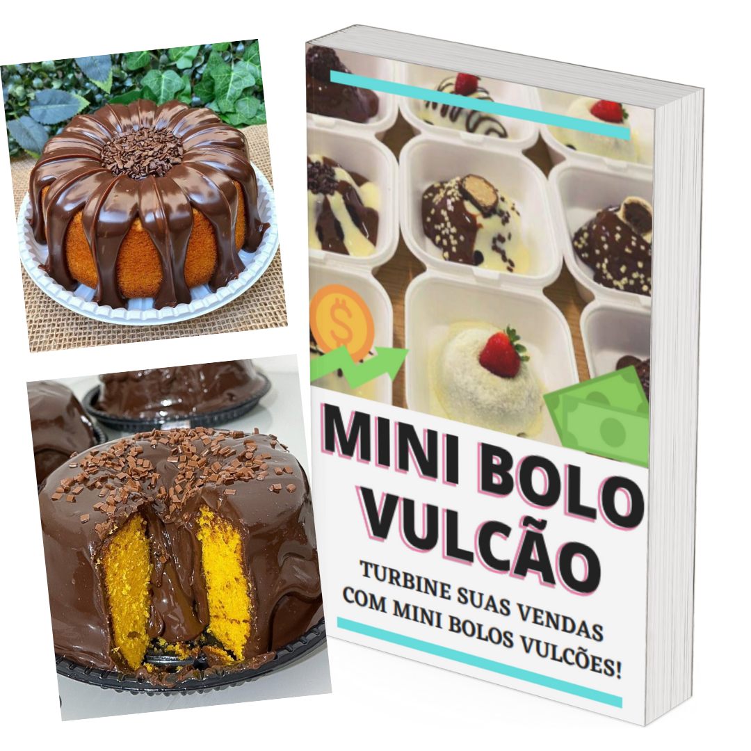 MINI BOLO VULCÃO – TURBINE SUAS VENDAS COM ESSAS RECEITAS!