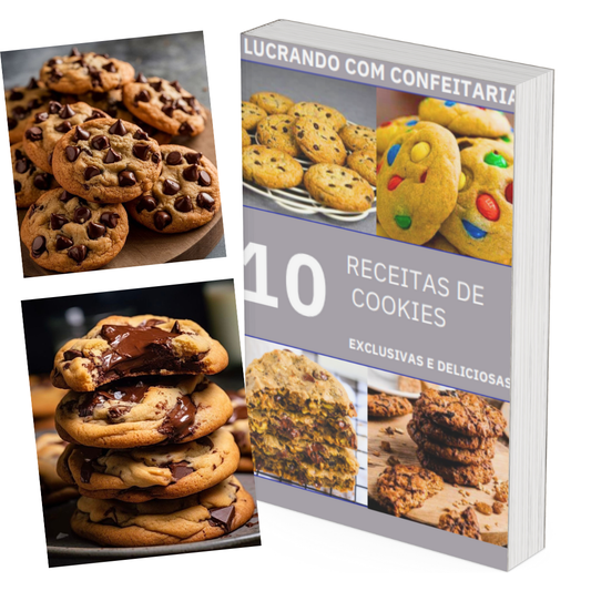 Cookies Gourmet – 10 Receitas Exclusivas para Lucrar Todos os Dias 💰🔥