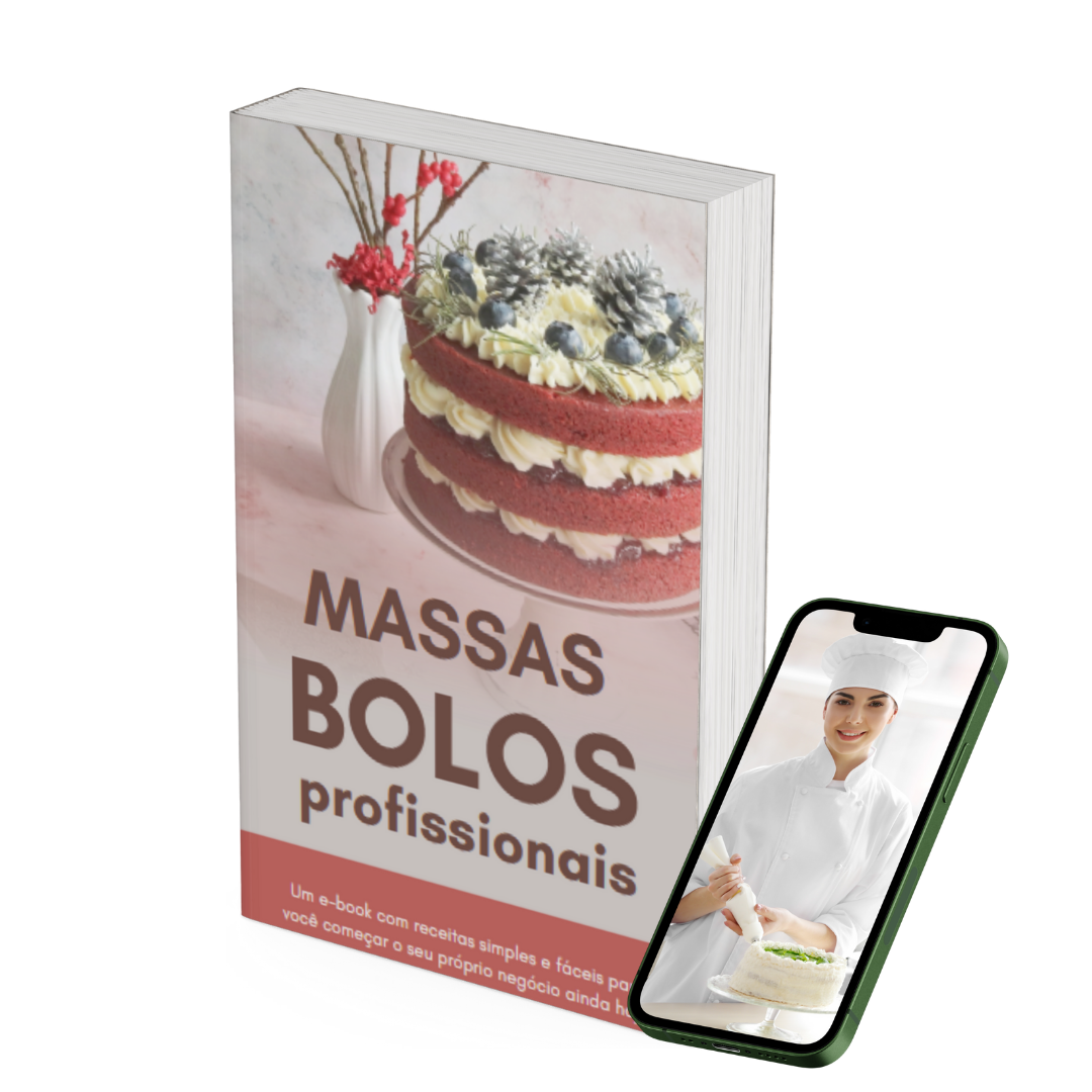 BOLOS PROFISSIONAIS – 20 MASSAS PERFEITAS PARA RECHEAR, DECORAR E VENDER TODOS OS DIAS